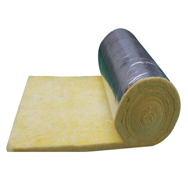 Glass Wool Blanket with Reinforced Fsk Aluminum Foil Thermal Insulation 10-48kgs/M3 A1 Grade