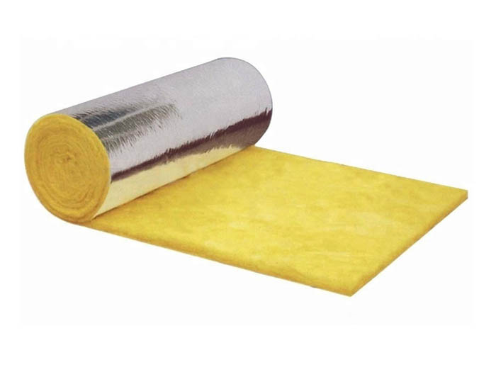 Single-sided composite aluminum foil glass wool with excellent thermal insulation and fire protection performance